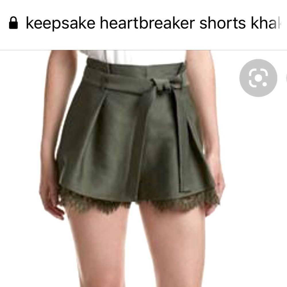 Keepsake Heartbreaker lace shorts size S NWT